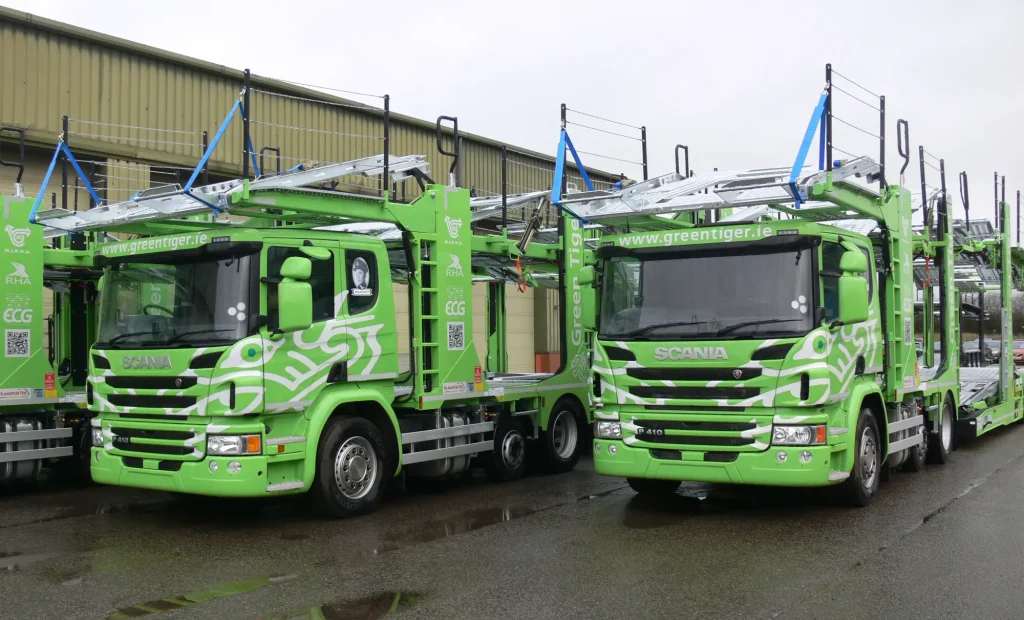 Green tigers trucks